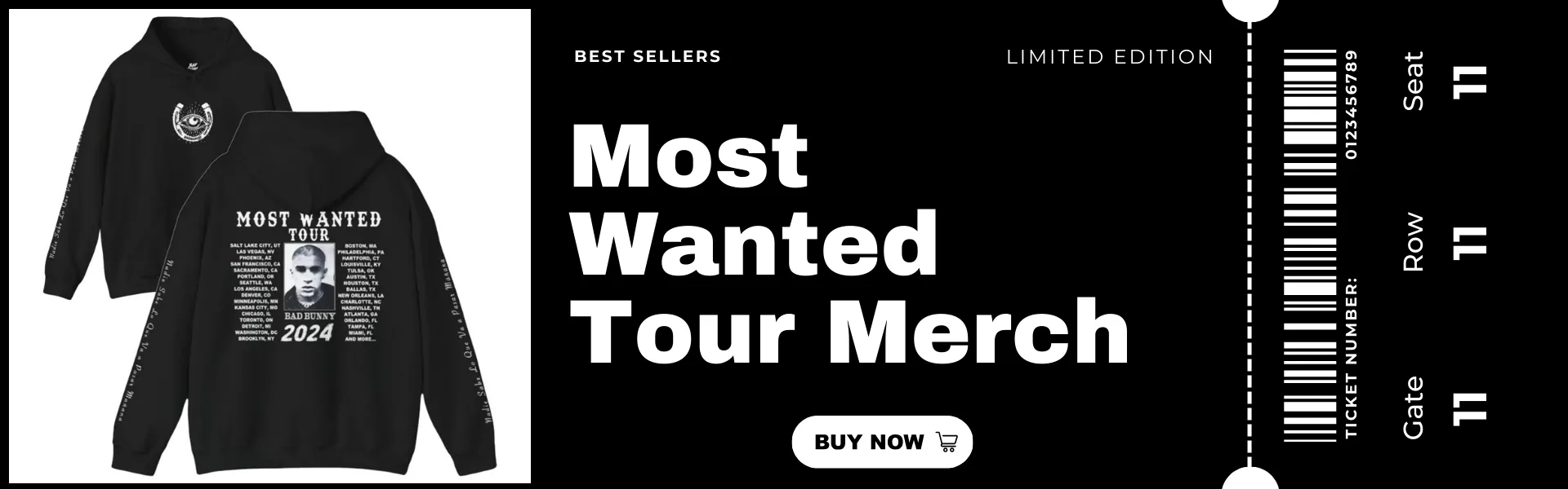 Most Wanted Tour Banner